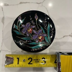 Russian hand painted trinket box